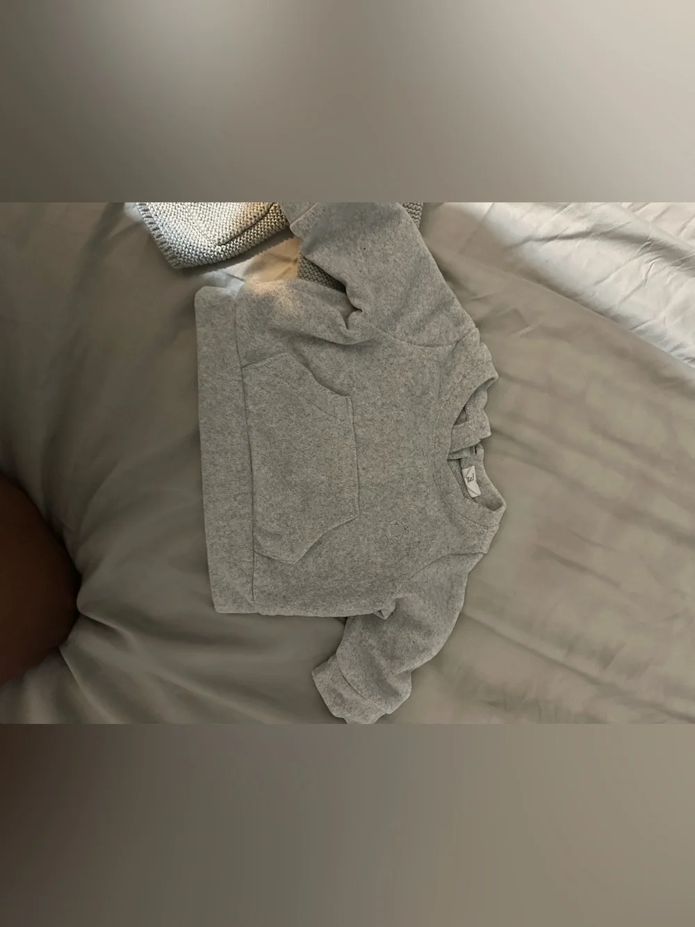 Gray Baby Knit Hooded Cardigan & Matching Pant Set